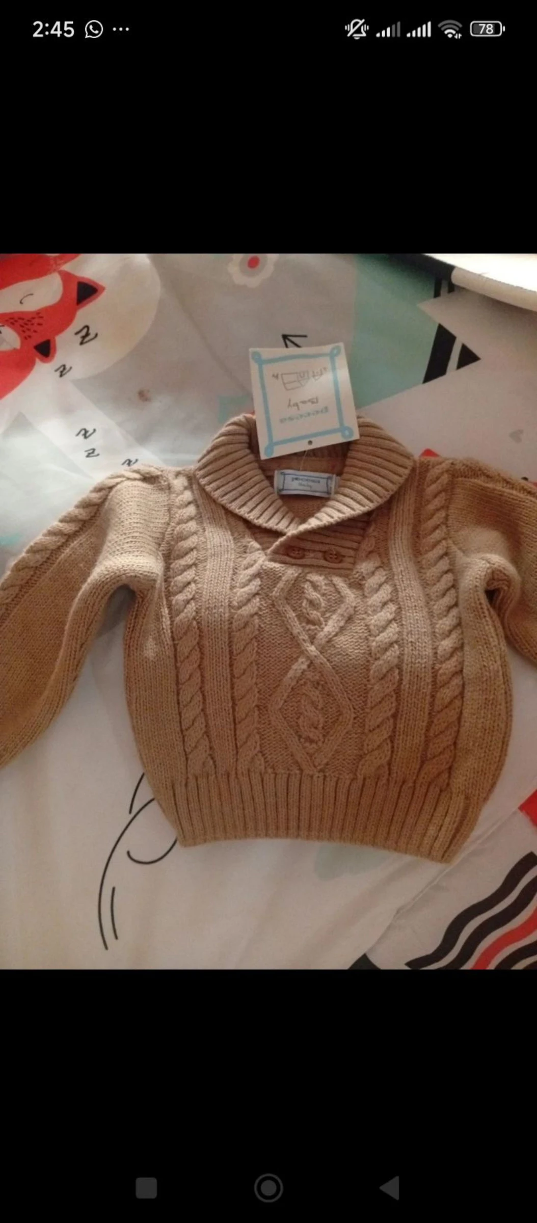 Precious baby sweater new with tags – photo 5